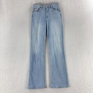 Reformation Blue Denim Straight Leg Roxy Jeans Womens Mid-Rise Casual Size 26